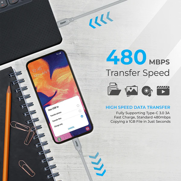 foxin tcc01 type c to type c cable foxin tcc01 type c to type c cable