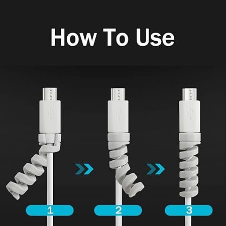 cable saver multipurpose spiral charger cable protector cable saver multipurpose spiral charger cable protector
