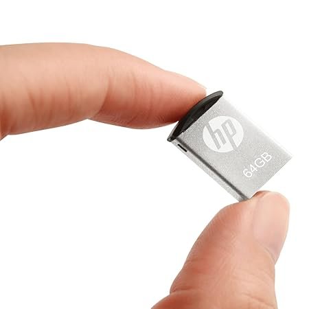 hp v222w 64gb usb 2.0 pen drive (silver) hp v222w 64gb usb 2.0 pen drive (silver)