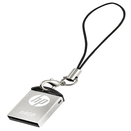 hp v222w 64gb usb 2.0 pen drive (silver) hp v222w 64gb usb 2.0 pen drive (silver)