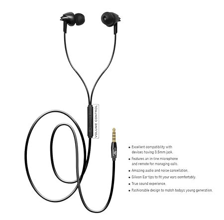 phonokart wired earphones with in line mic for clear calling headphone with mic wired headset phonokart wired earphones with in line mic for clear calling headphone with mic wired headset