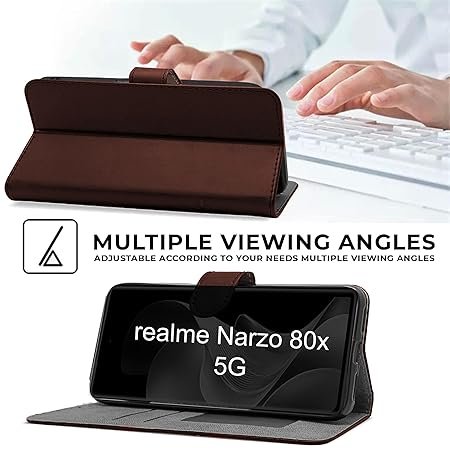 flip back cover case for realme narzo 80x 5g flip back cover case for realme narzo 80x 5g
