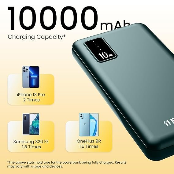 elevone10000mah power bank, 10.5w fast charging, triple output, type c pd elevone10000mah power bank, 10.5w fast charging, triple output, type c pd