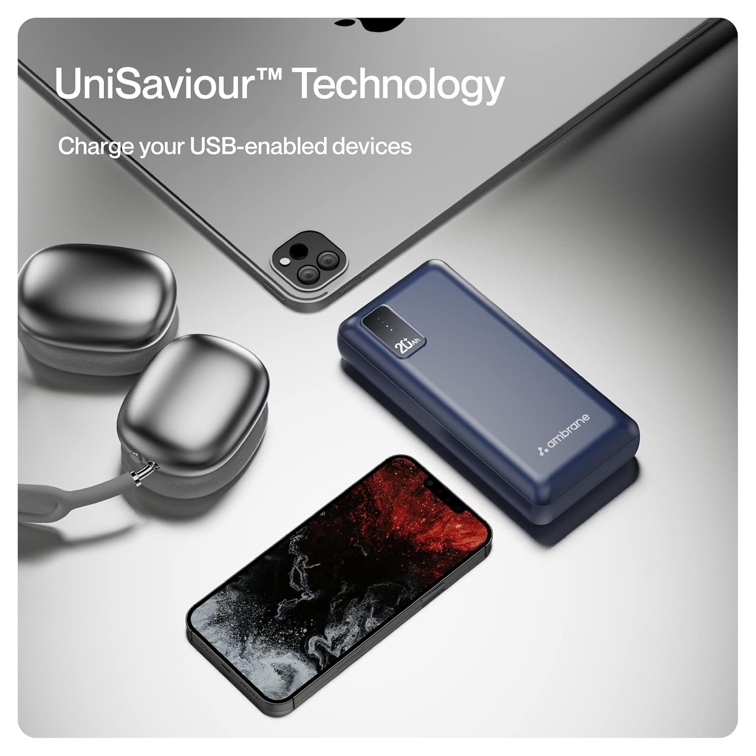 ambrane 20000mah power bank with ambrane 20000mah power bank with