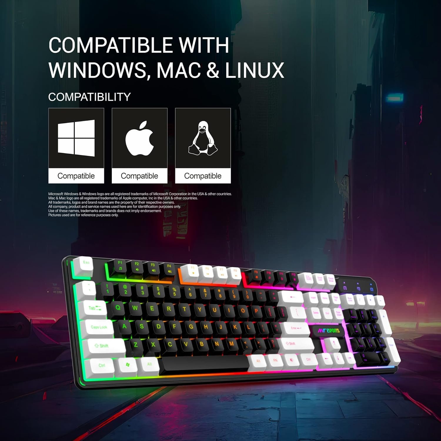 mk1400 pro wired gaming keyboard with mixed colour lighting mk1400 pro wired gaming keyboard with mixed colour lighting