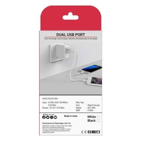 dc rapid charger 2.4a dual usb micro dc rapid charger 2.4a dual usb micro