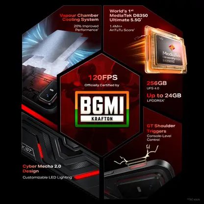 infinix gt 30 pro 5g+ (256 gb) (8 gb ram) infinix gt 30 pro 5g+ (256 gb) (8 gb ram)