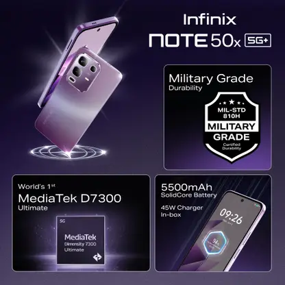 infinix note 50x 5g+ (6gb ram, 128gb storage) infinix note 50x 5g+ (6gb ram, 128gb storage)