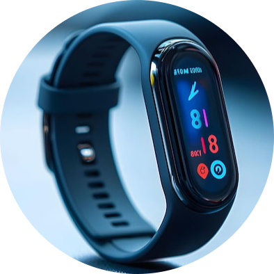 stylish fitness tracker displaying heart rate steps table 406939 56180 modified